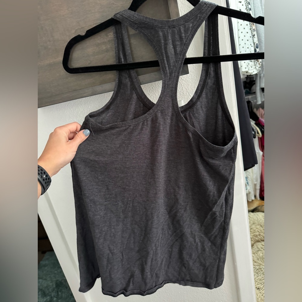 GUC Gray Lululemon Racerback Tank Size 6